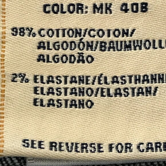 Miss Me Bootcut Jeans Women 31 Blue Low Rise Rhinestone Flap Pocket Thick Stitch - Picture 15 of 16